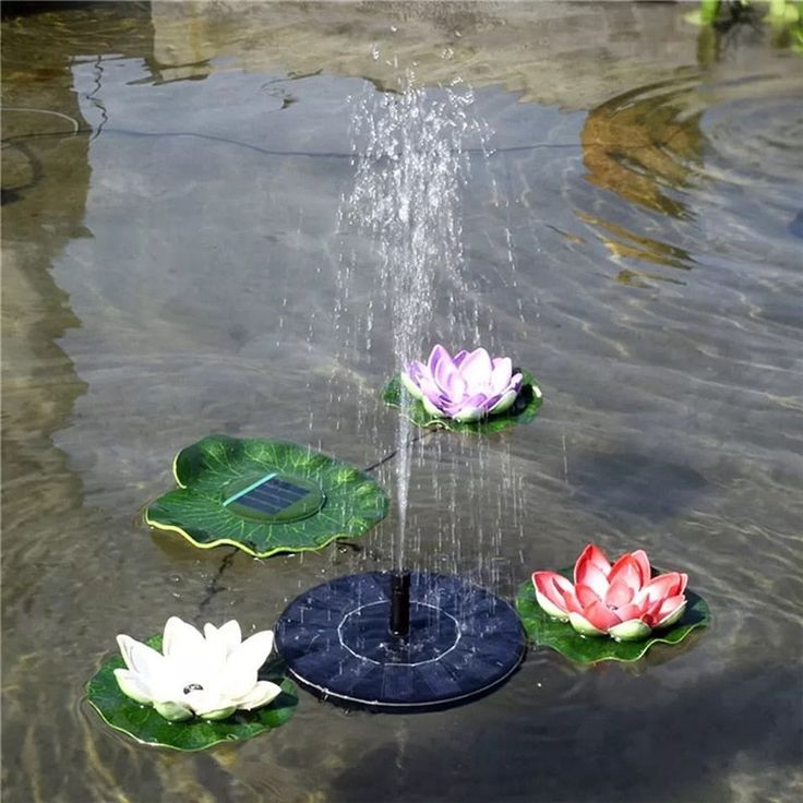 Solar Powered Botanic Fountain